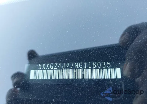 2022 Kia K5 Lx z USA, uszkodzony, nr VIN 5XXG24J27NG118035